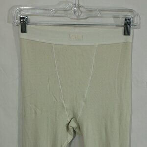 SKIMS Waffle Knit Thermal Leggings Cream Size M Long Johns Lounge Base Layer